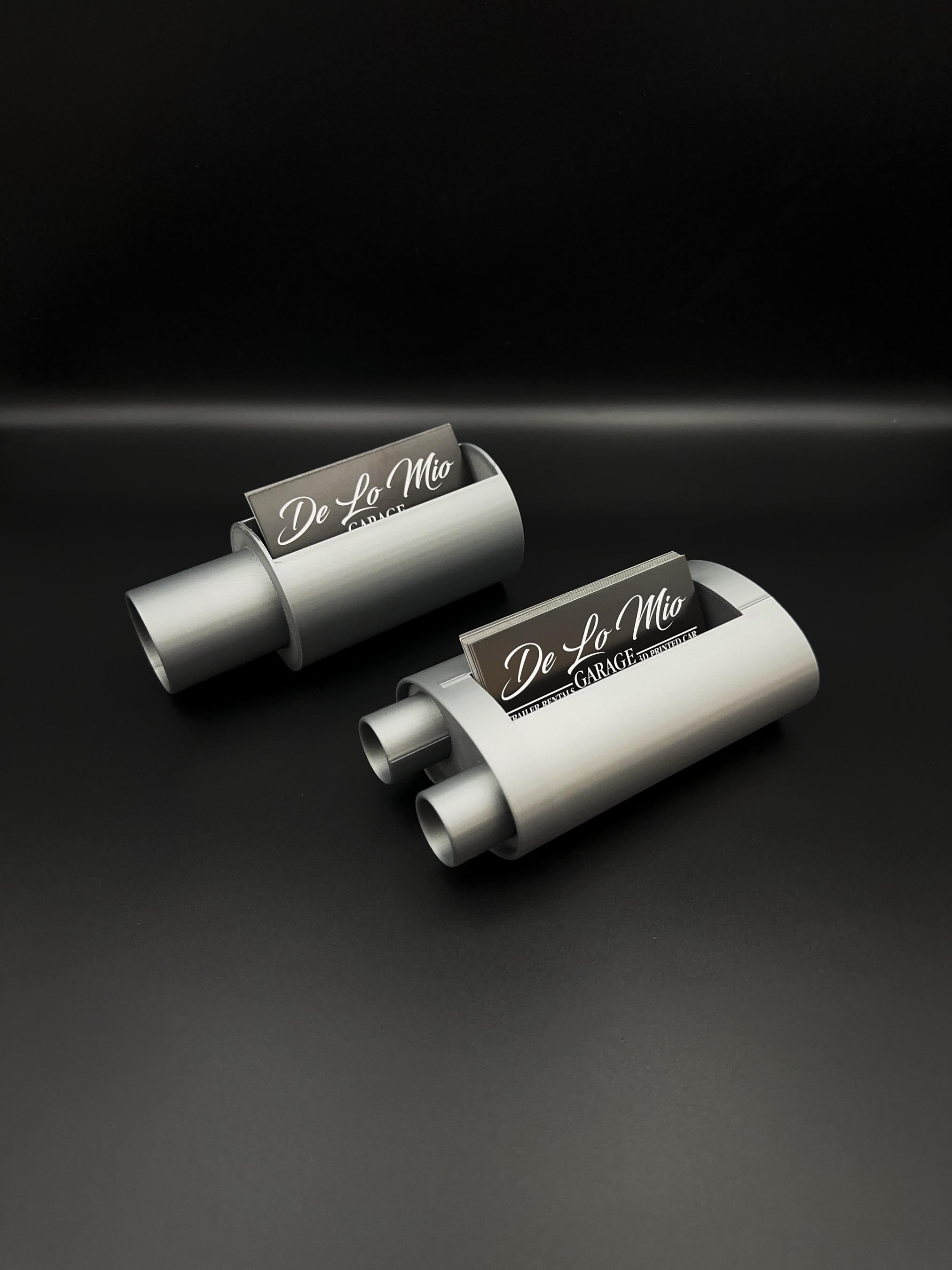 Exhaust Muffler Business Card Holder